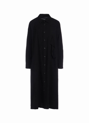 Fitted Look HARD TWISTED GABARDINE SHIRT DRESS