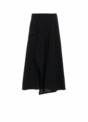 HARD-TWISTED LAWN FRONT TRIANGLE STITCH BLOUSE WaterRepellentCoating Pure Vibes