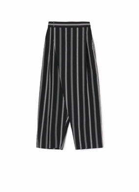 Street Ready Adaptable Design HARD TWISTED STRIPE PLEATED PANTS