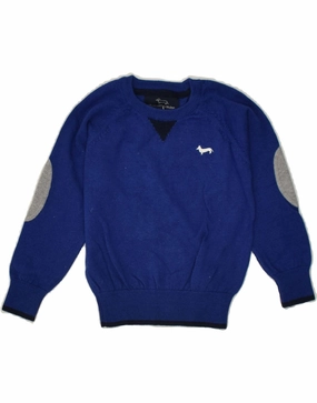 QuickDry Fabric HARMONT & BLAINE Baby Boys Crew Neck Jumper Sweater 18-24 Months Blue