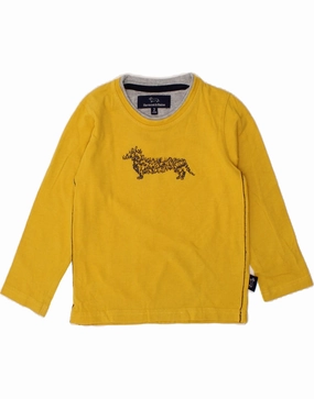 birthday party HARMONT & BLAINE Baby Boys Graphic Top Long Sleeve 18-24 Months Yellow