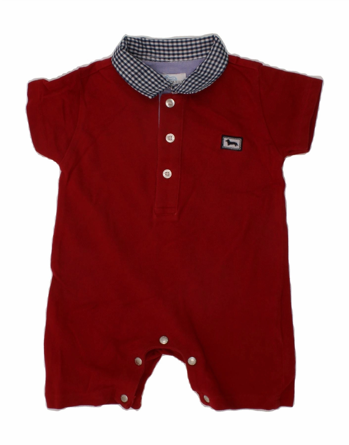 Loose Boy Cool Simple HARMONT & BLAINE Baby Boys Playsuit 3-6 Months Burgundy Cotton