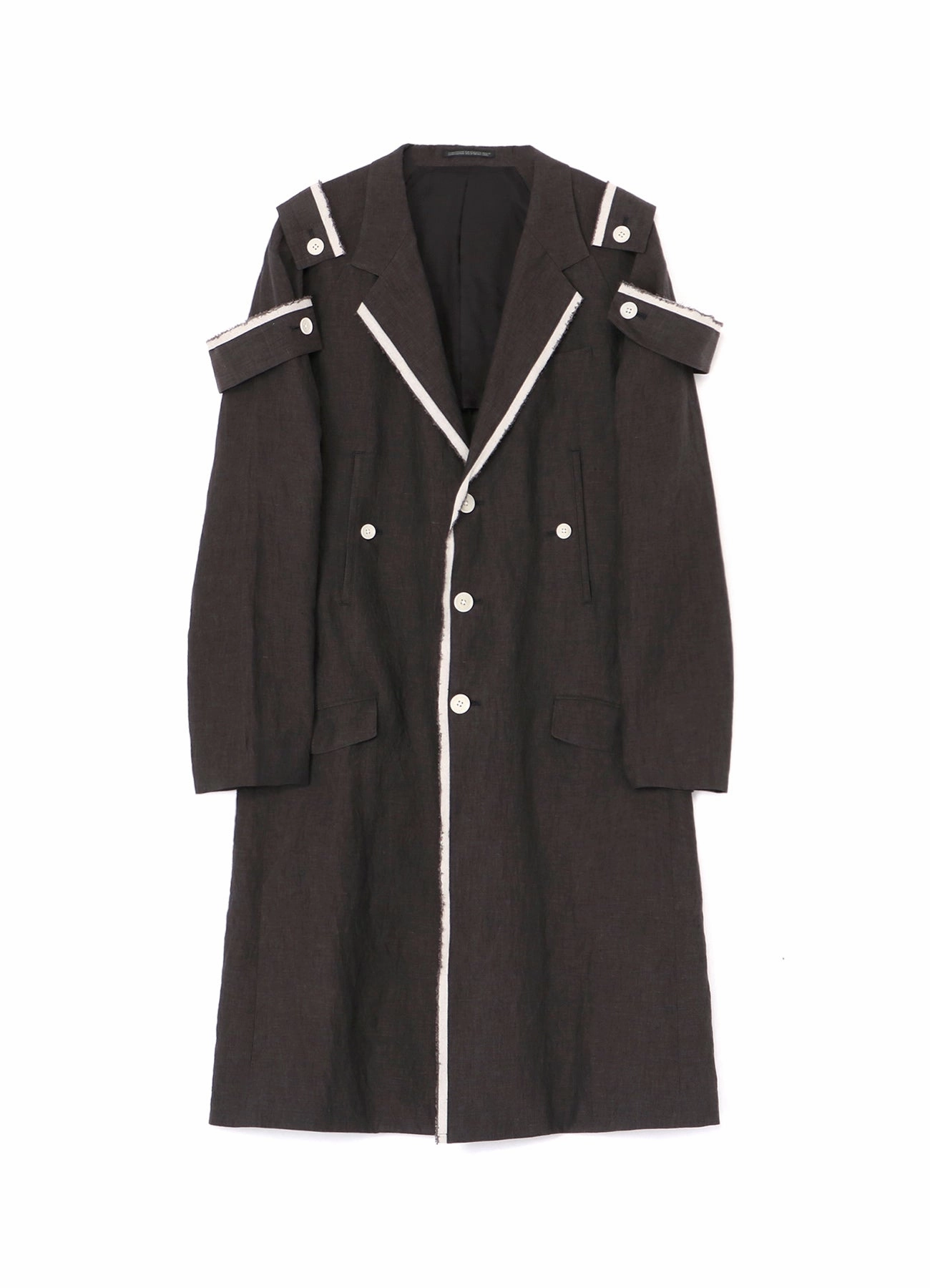 Infrastructure HEMP CLOTH K-SHOULDER EPAULET LONG J