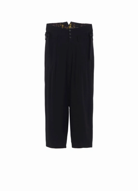 HIDDEN YELLOW INKGLEN FOLDOVER SUSPENDER PANTS Minimal Comfort Slim Fit Design