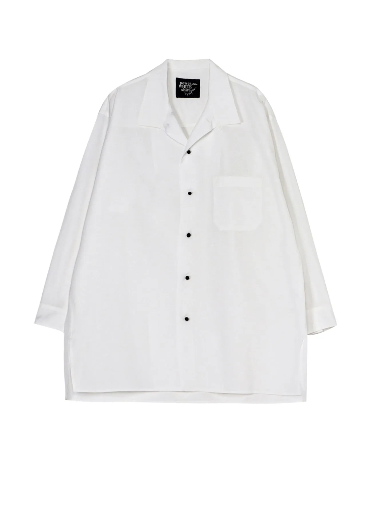 P?100/2 BROAD KNOT BUTTONS OPEN COLLAR SHIRT Weekend Outfit Vibrant color