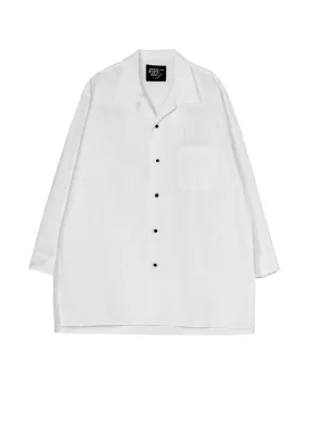 P?100/2 BROAD KNOT BUTTONS OPEN COLLAR SHIRT Weekend Outfit Vibrant color