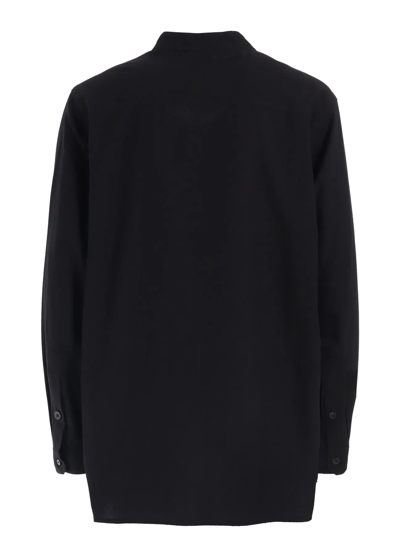 Lakeside Relaxation KHADI PANEL STAND COLLAR SHIRT