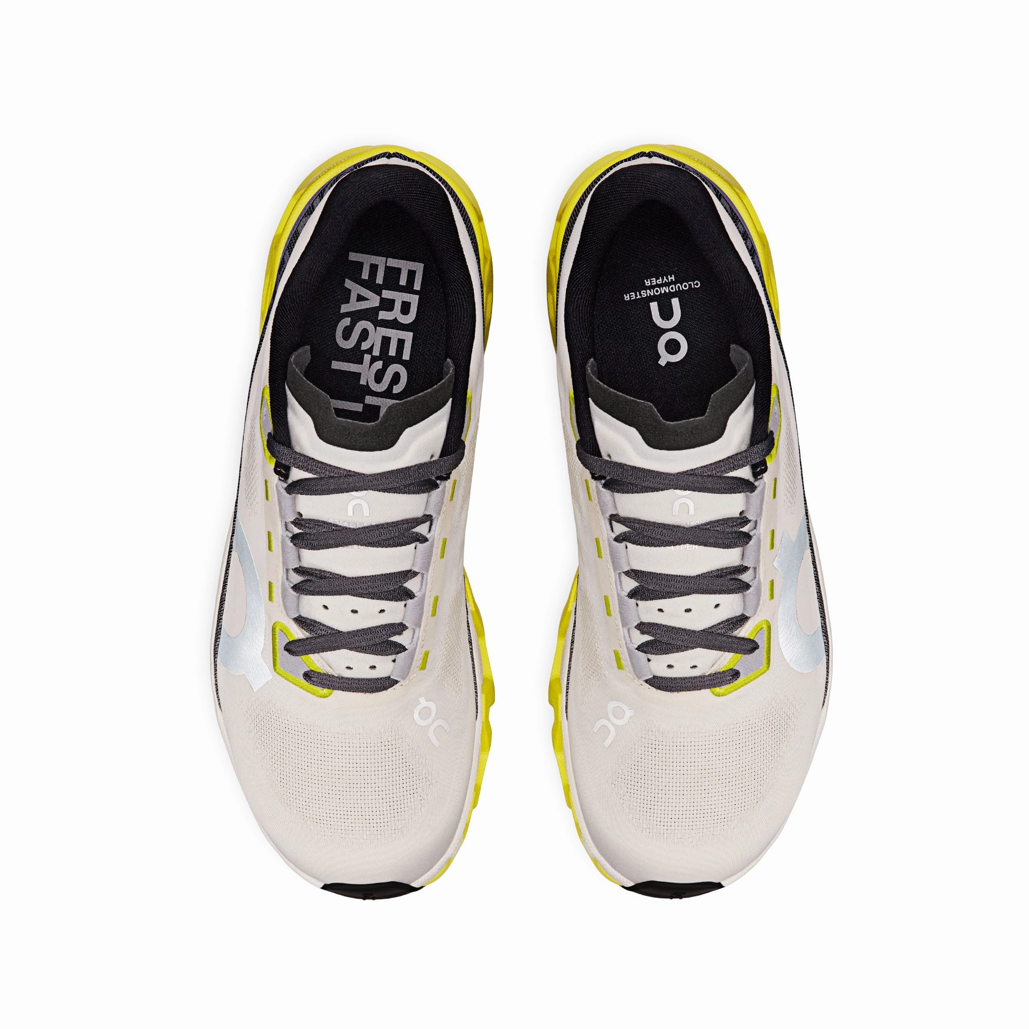 On Running Womens Cloudmonster Hyper Shoes carbon fiber plate shoe detail Slip   Resistant