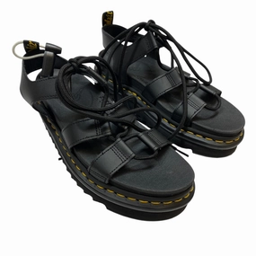 Toe Post Seaside Wear Sandals Designer By Dr Martens In Black, Size:7