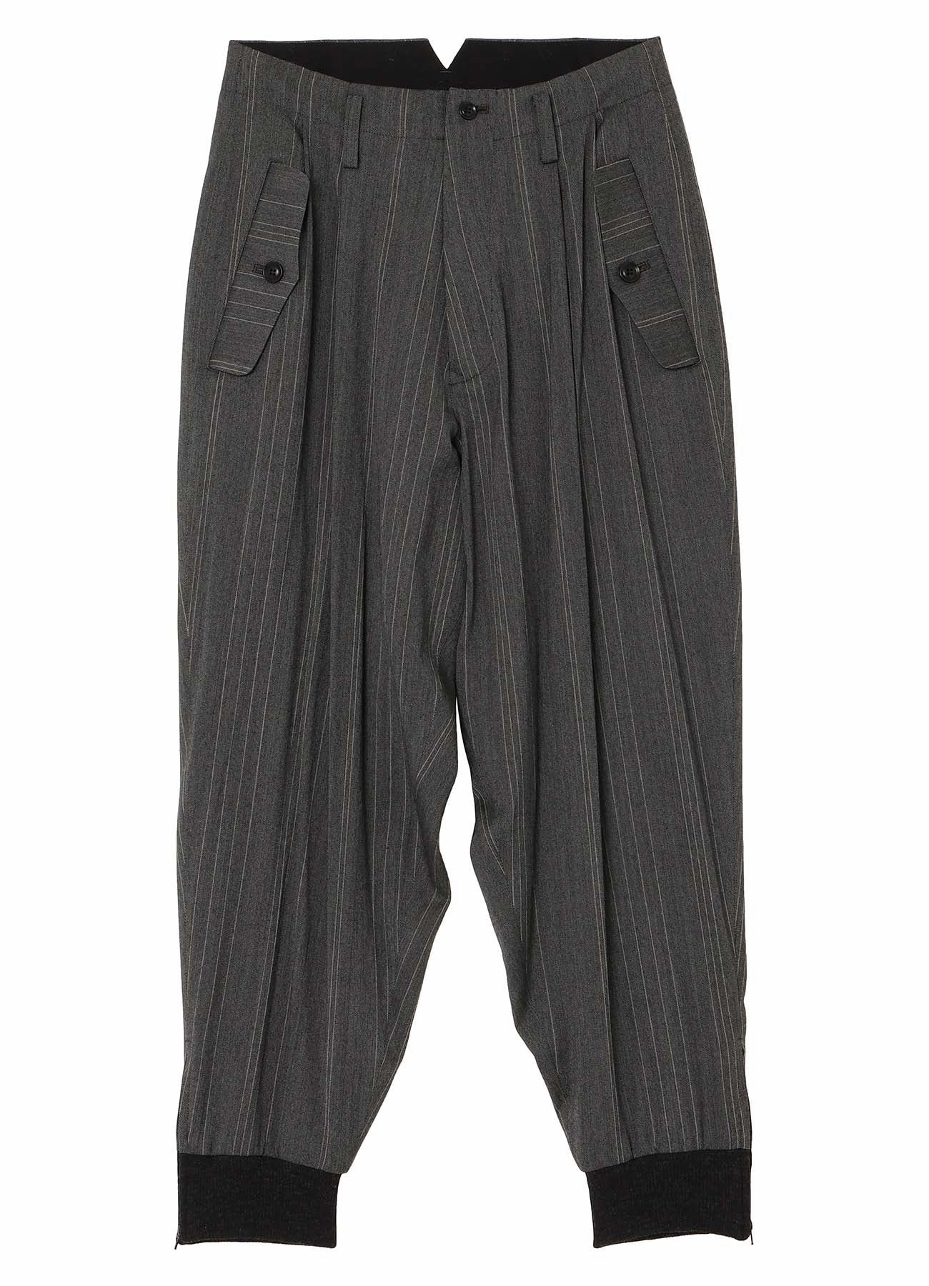 Simple Comfort Wear W/RY RANDOM HERRINGBONE RIB SLEEVE PANTS