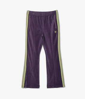 Boot-Cut Track Pant ?C Purple Velour CompressionSupport Weekend Ready