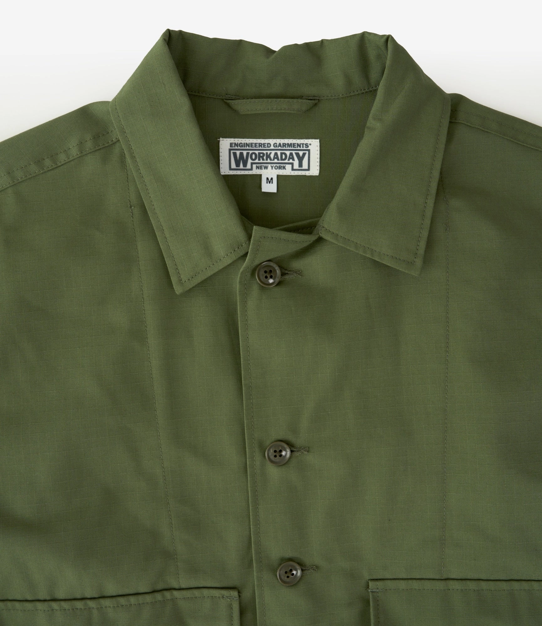 Dry Touch Sea Bees Jacket ?C Olive Ripstop Cotton