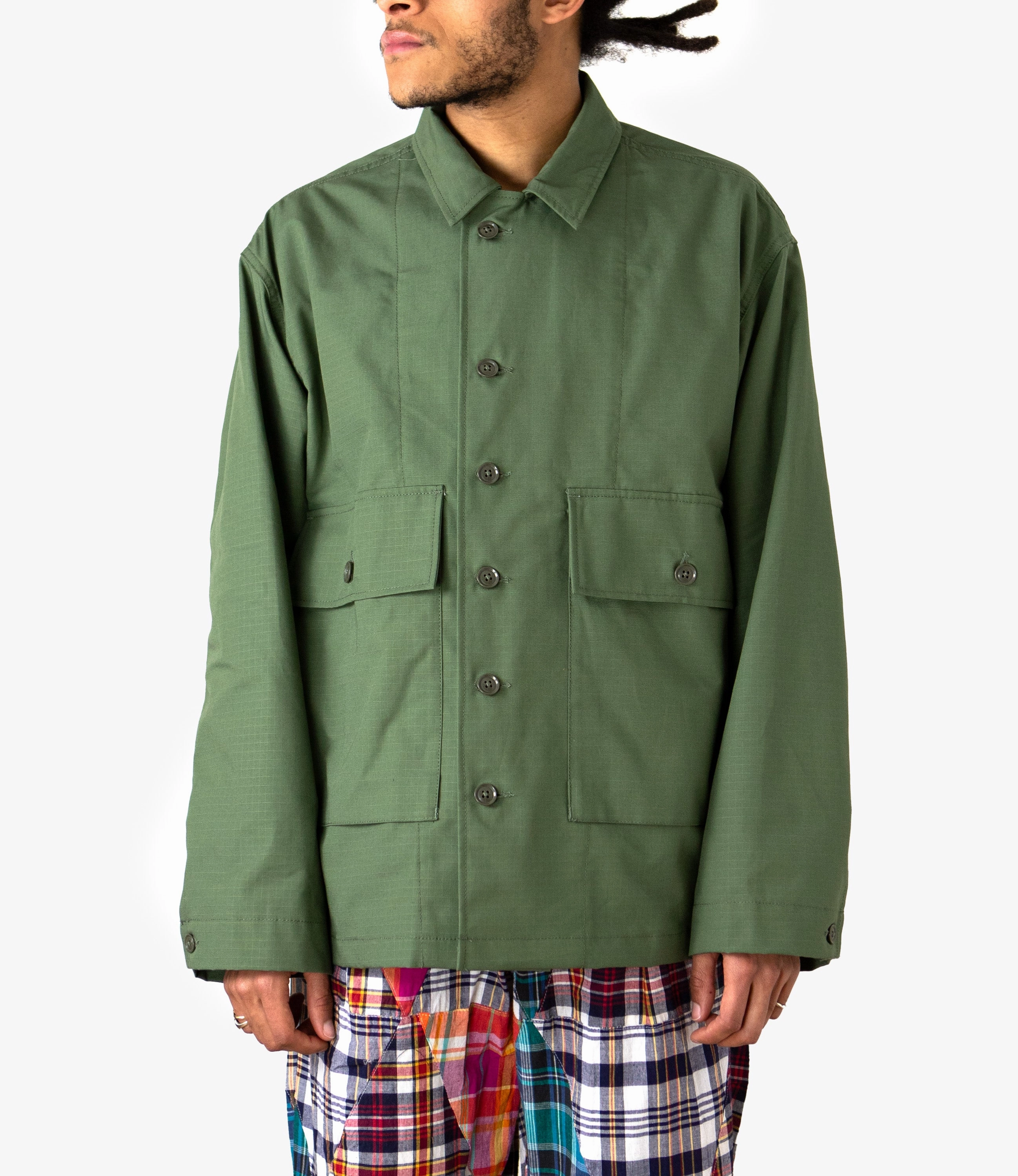 Sea Bees Jacket ?C Olive Ripstop Cotton waiters Effortless Wear