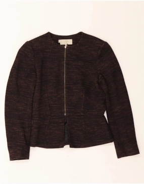 Tailored Drape Patterns Premium Fit HOBBS Womens Blazer Jacket UK 8 Small  Brown Cotton