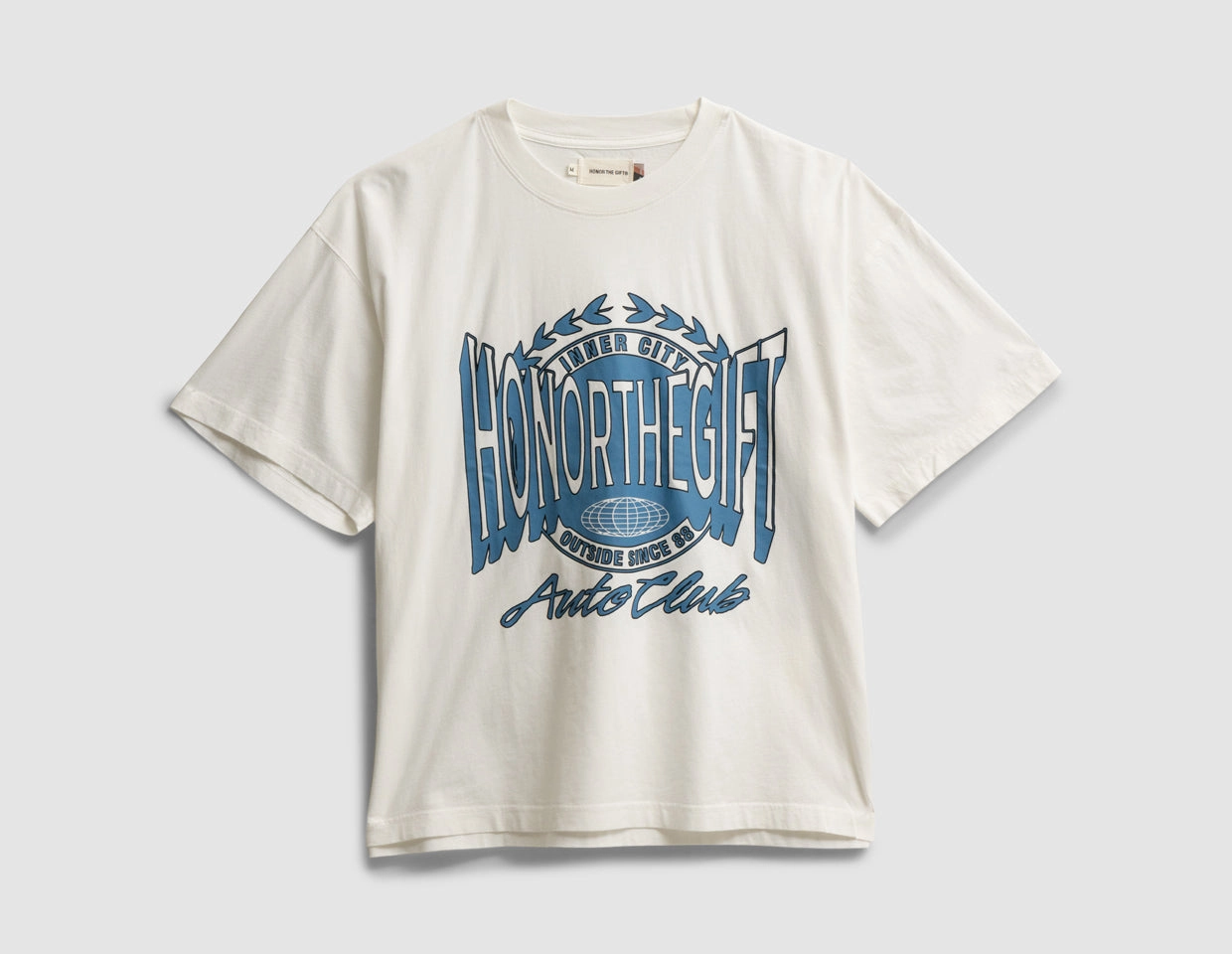 Honor The Gift Honor Club T-Shirt / White Recycled Polyester Blend Long Sleeve