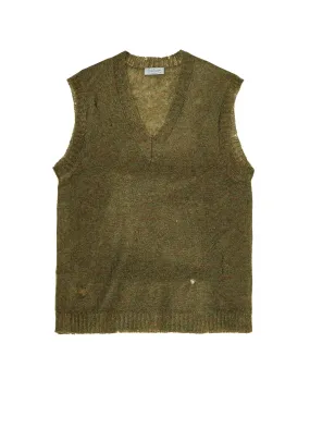 7G1P PLAIN STITCH V VEST Moisture Management