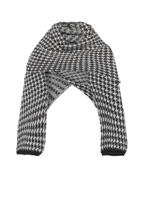 HOUNDSTOOTH L BOLERO STOLE Calm Outfit