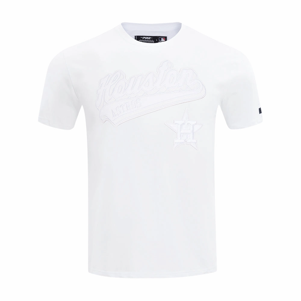 Colorfast Dye Houston Astros White Out Tee -Mens