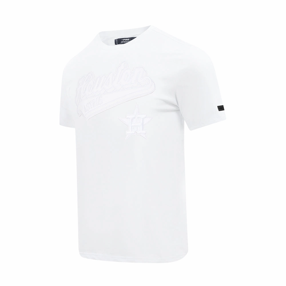 Soft Touch Fabric Houston Astros White Out Tee -Mens