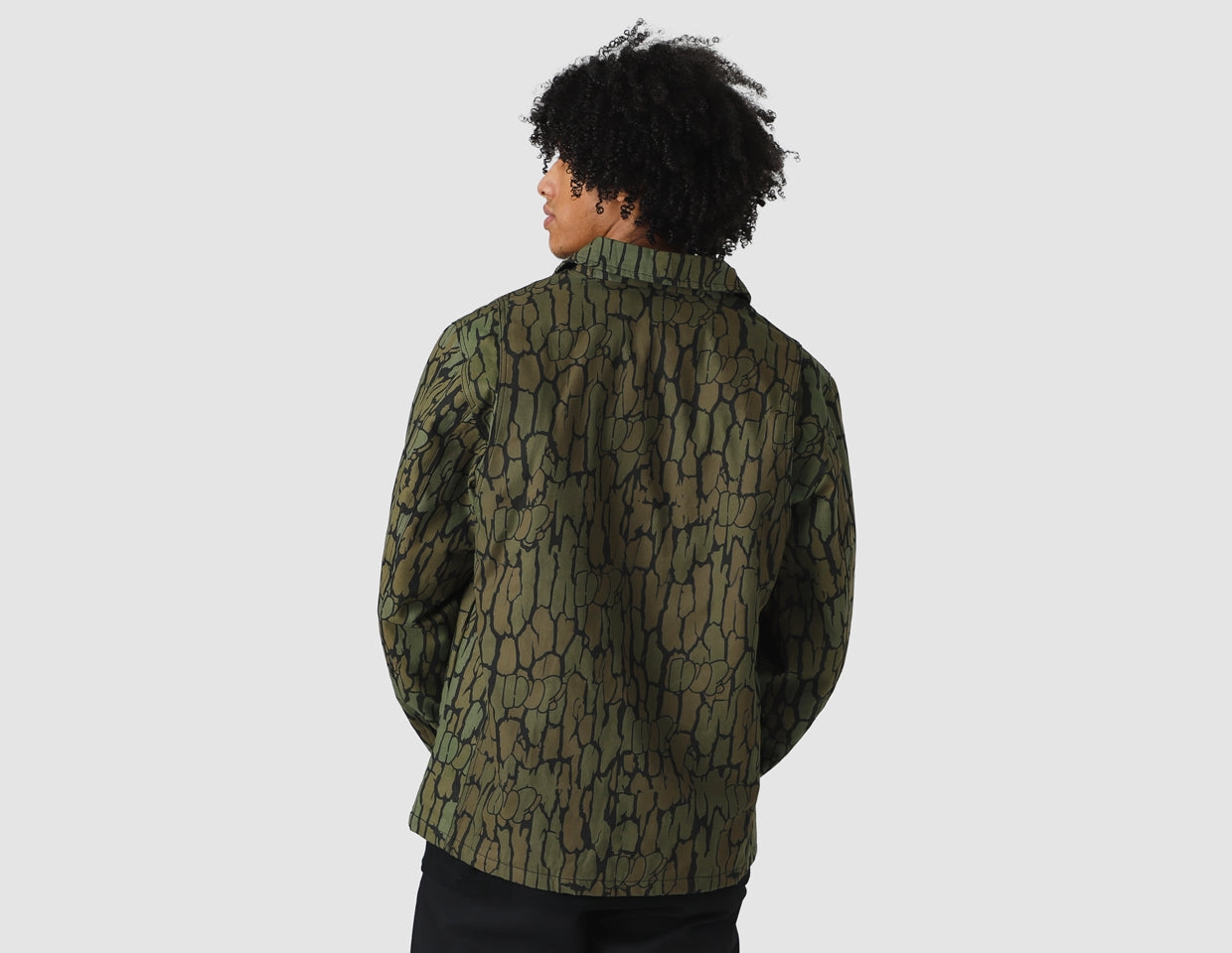 Taped Seams CompressionPackableFabric HUF Hudson Camo Work Jacket / Camo
