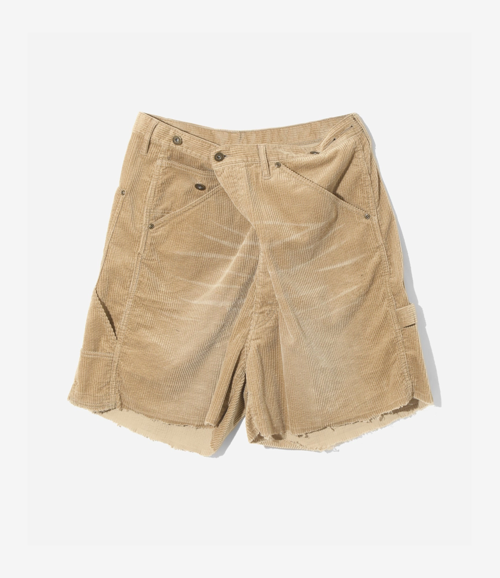 regular size Sweat Resistant Fabric Huge Painter Short ?C Khaki Corduroy