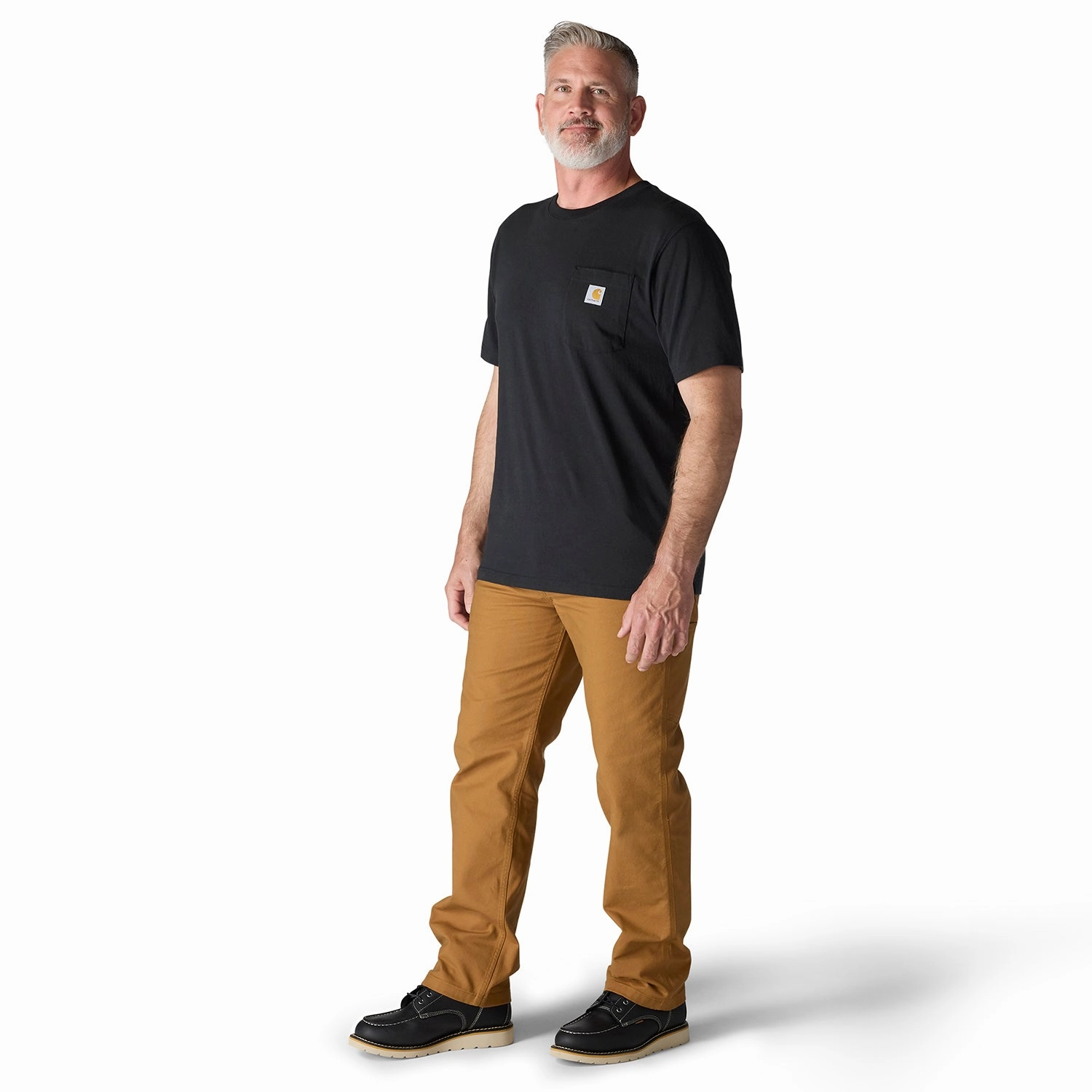 Urban Trend Look UV protected HW Loose Fit Pocket Tee -Mens