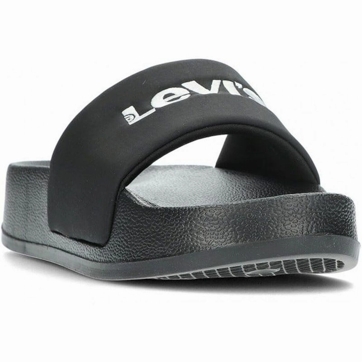 Women's Flip Flops Levi's June Black Reinforced heel