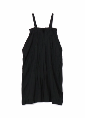 Pe/W WRINKLED STRAP DRESS Delicate Finish