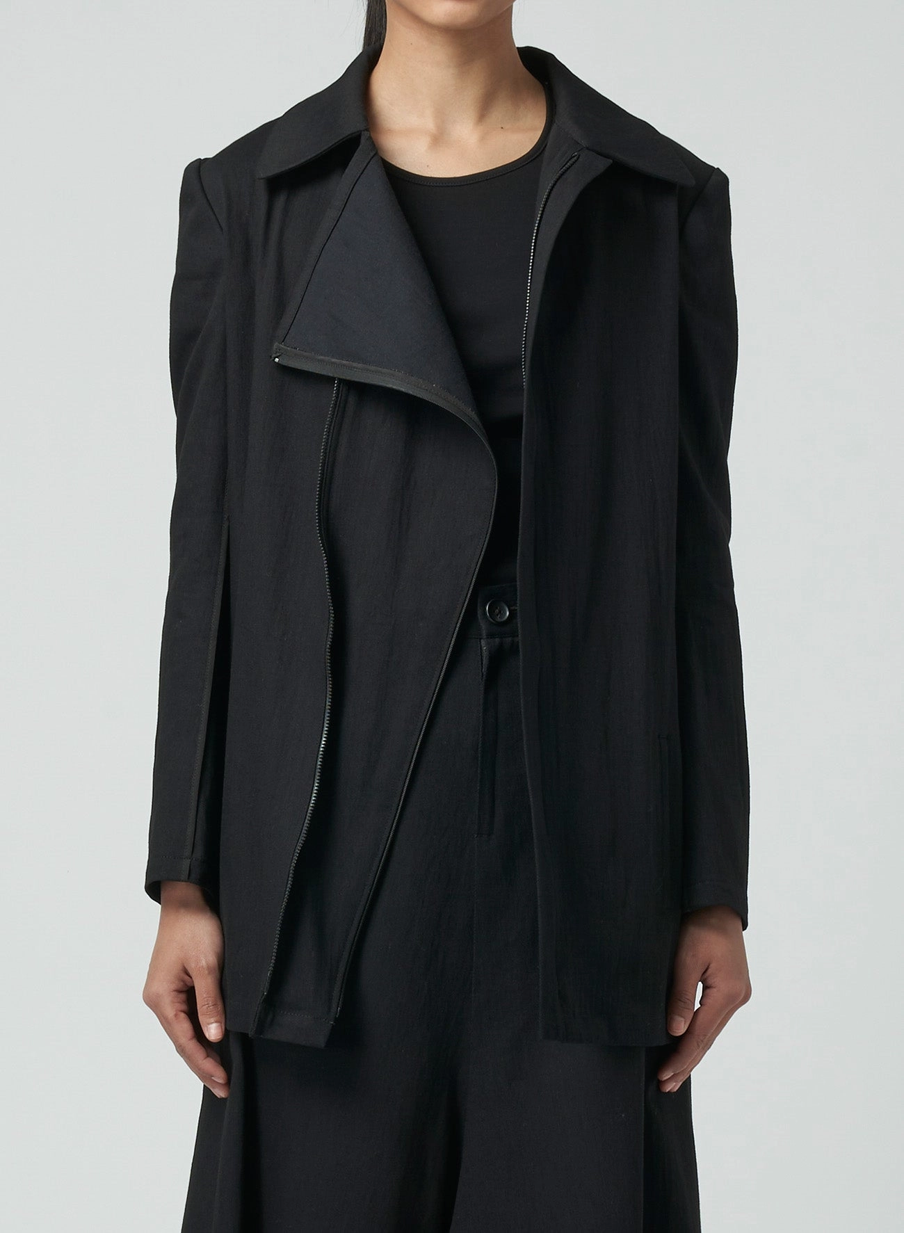 8OZ UNEVEN YARN DENIM ZIP JACKET release Protective Gear