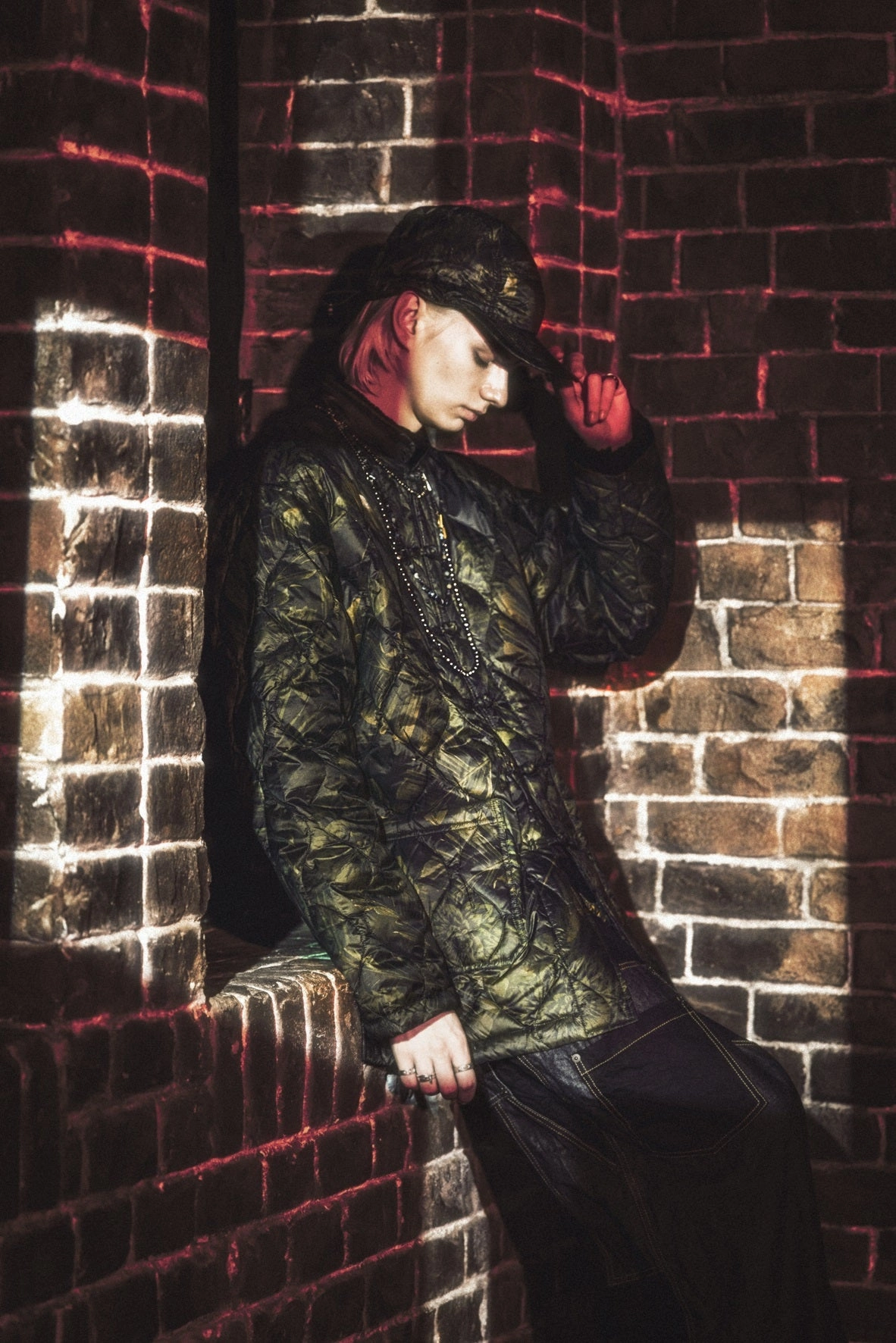 Deodorant ??S'YTE X TAION??DAHLIA CAMOUFLAGE QUILTED DOWN CHINA JACKET