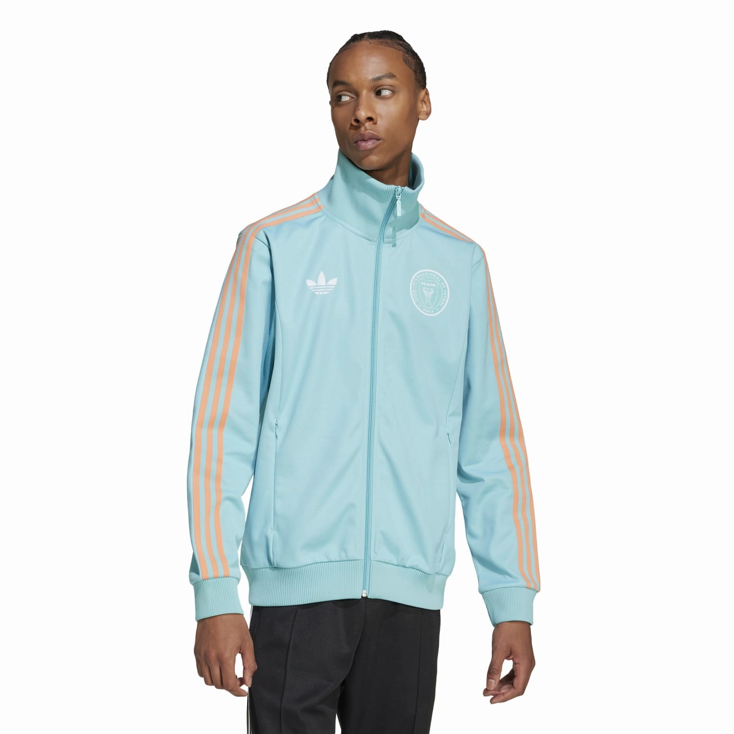 Taped Neckline Seams Inter Miami Anthem Jacket - Mens