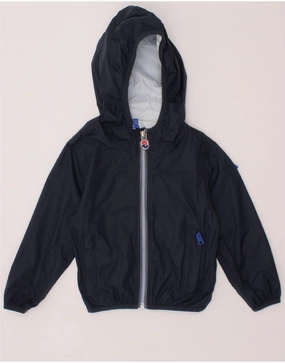 LaserCut Ventilation Zones INVICTA Baby Boys Hooded Rain Jacket 18-24 Months Navy Blue Polyamide