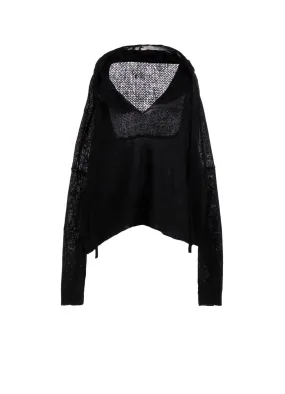 Weekend Ready Travel Ready JERSEY BROAD STITCH SKIPPER HOODIE PULLOVER