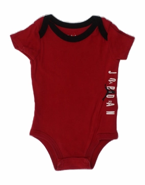 Training Girl JORDAN Baby Boys Graphic Bodysuit 9-12 Months Red Cotton