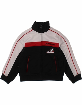 JORDAN Baby Boys Graphic Tracksuit Top Jacket 18-24 Months Black Ergonomic Stitching