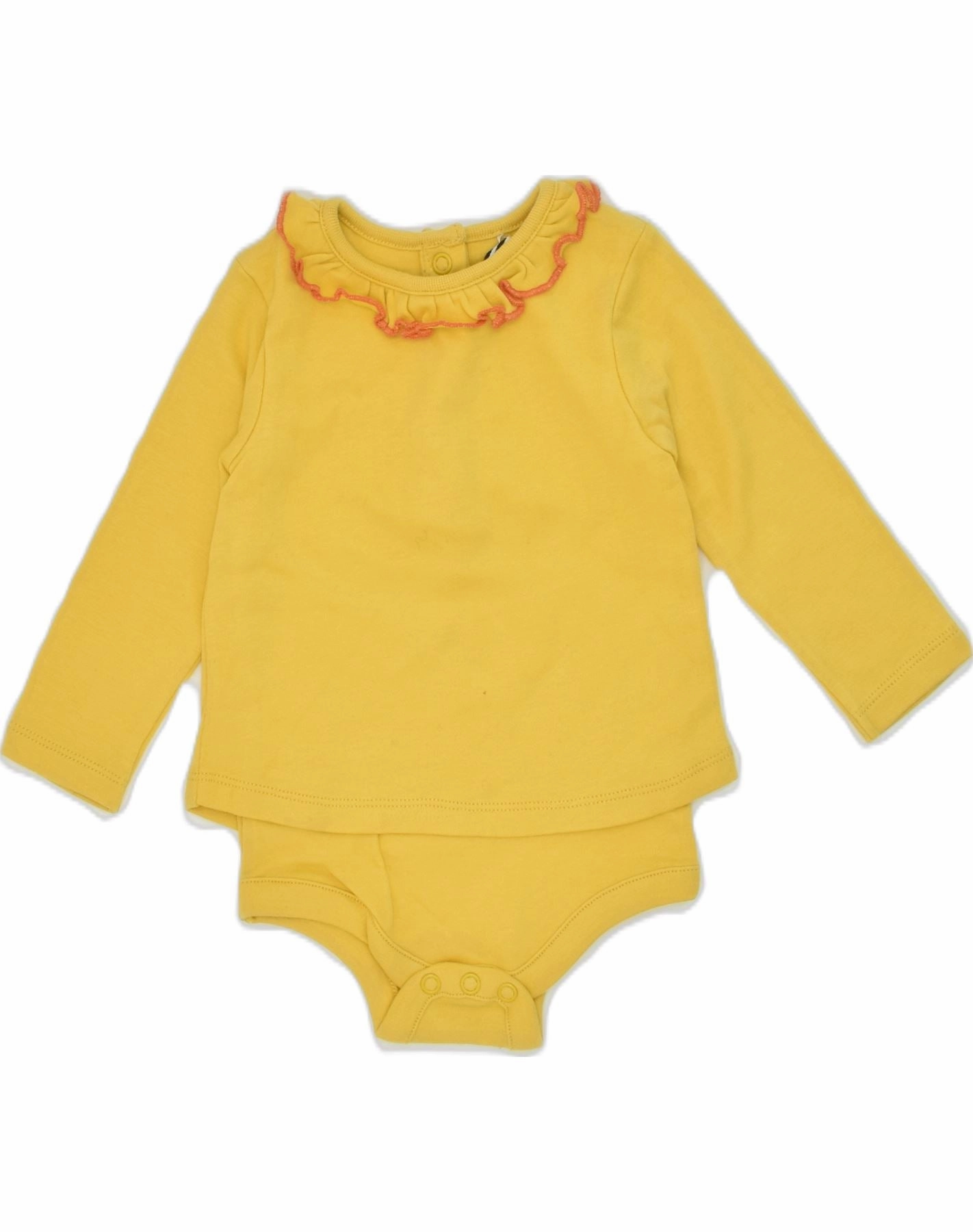 Urban Classic Retro Charming JOULES Baby Girls Bodysuit 9-12 Months Yellow Cotton
