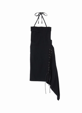 LowProfileZipper Light Serge Apron Dress