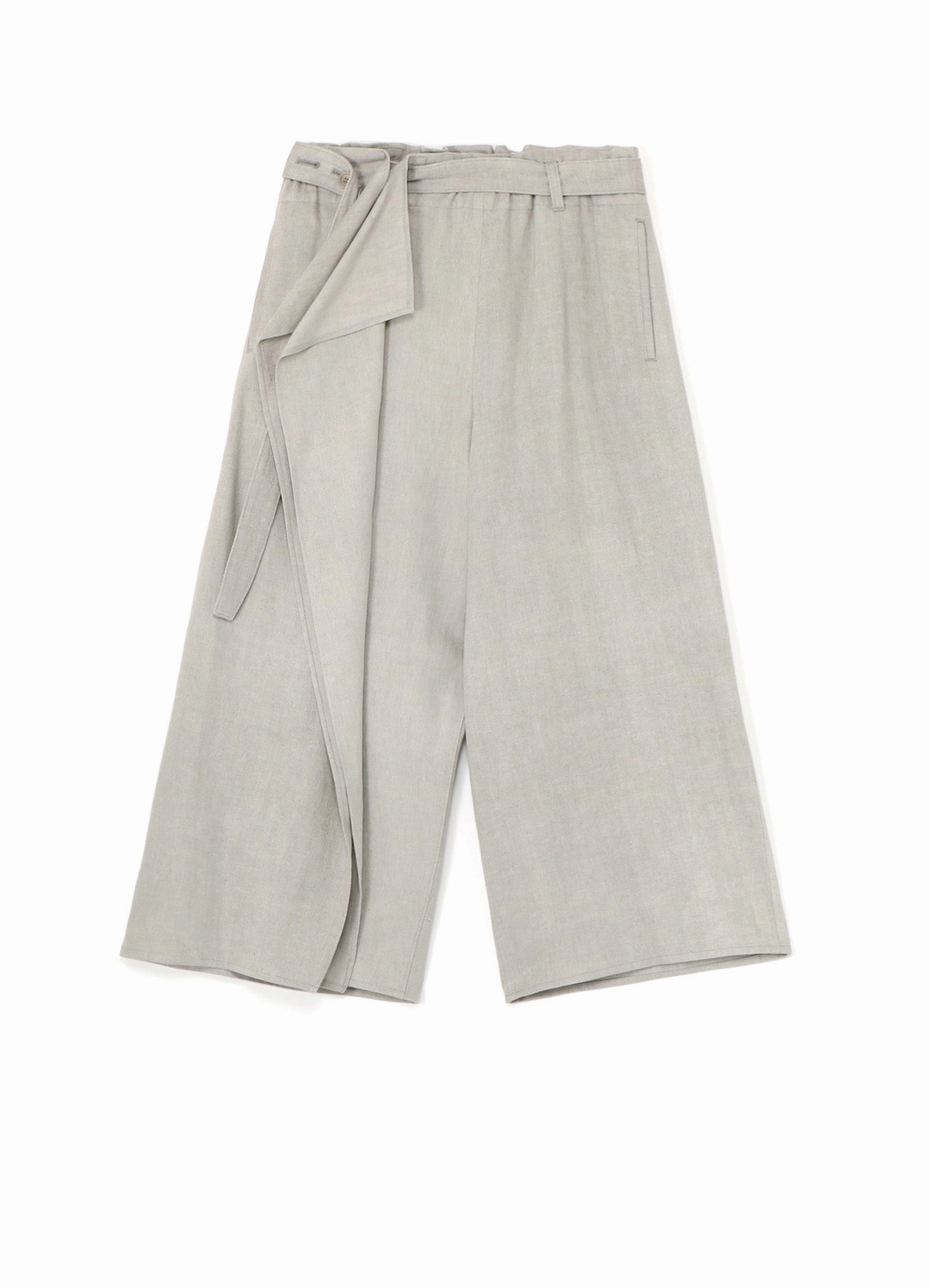 L/C INK DYED HEAVY DENIM BELTED PANTS Sporty Fit Fitted Design