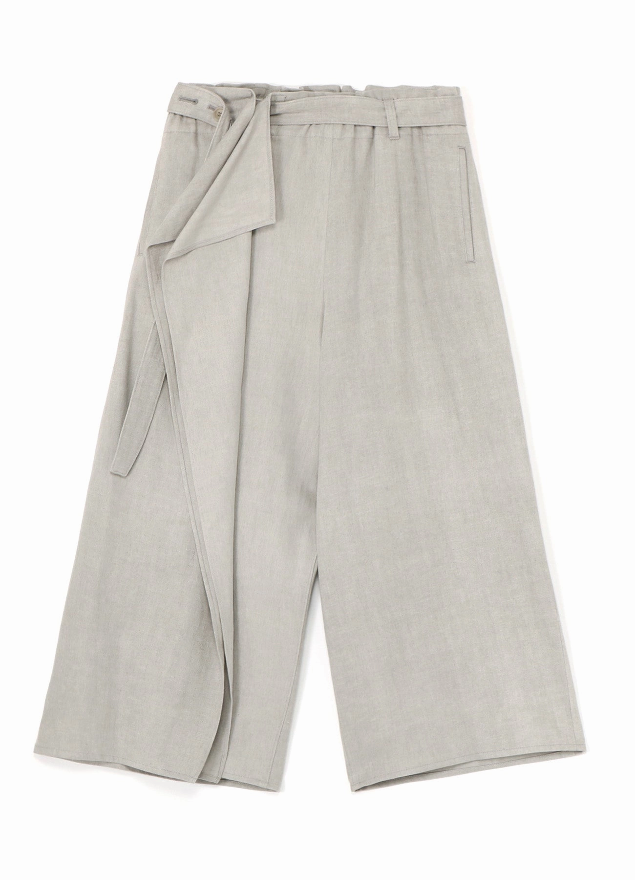 L/C INK DYED HEAVY DENIM BELTED PANTS Tailored Wear