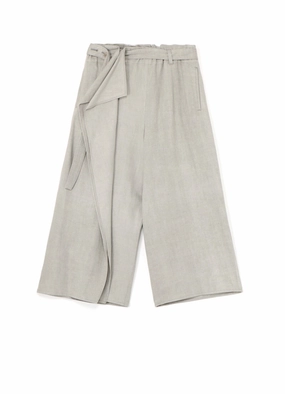 L/C INK DYED HEAVY DENIM BELTED PANTS Sporty Fit Fitted Design