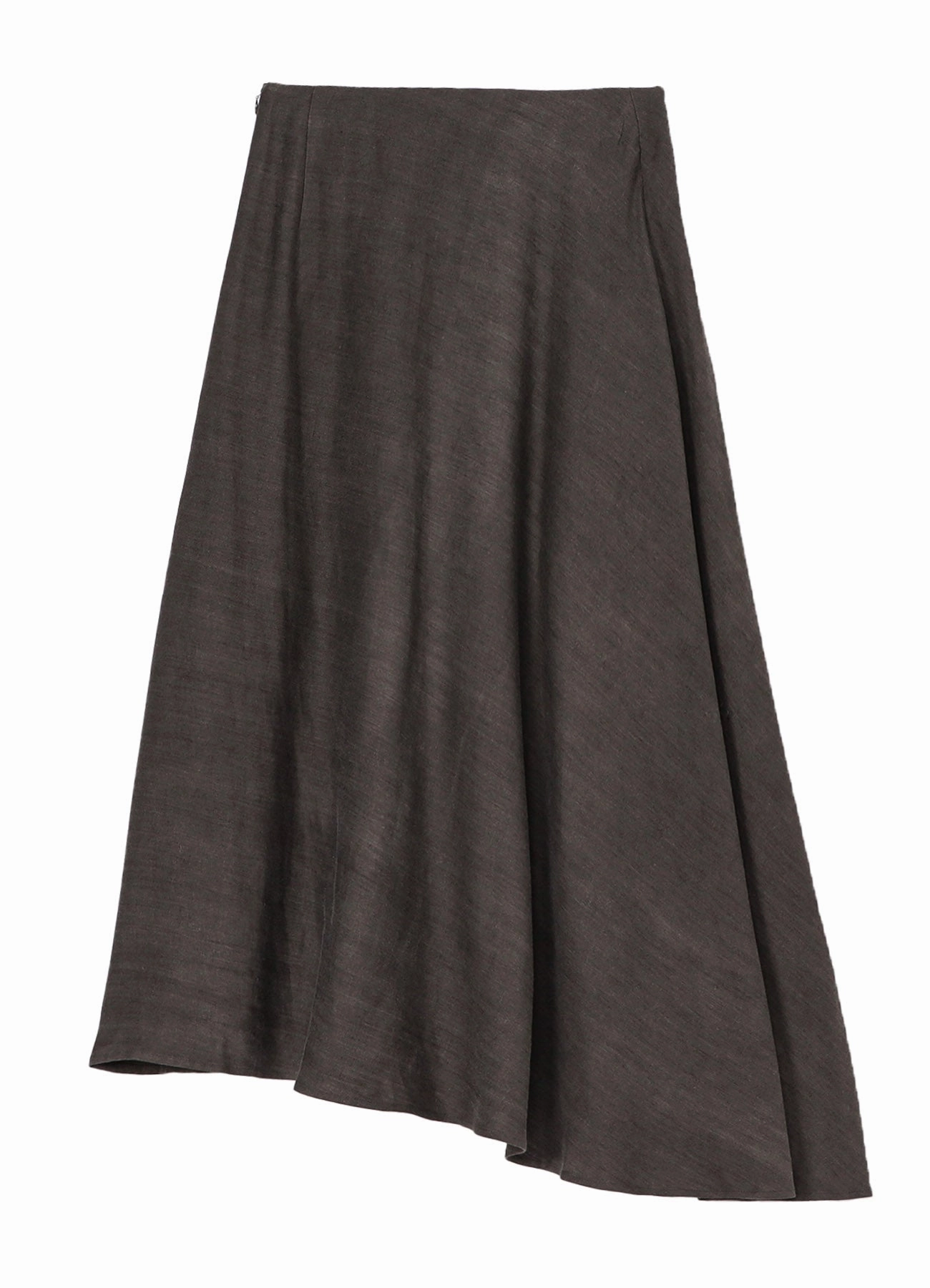 bold appearance Balanced feel L/C INK DYED LIGHT DENIM LONG RIGHT SKIRT