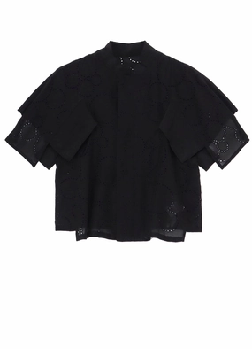 LACE STAND COLLAR JACKET pilots