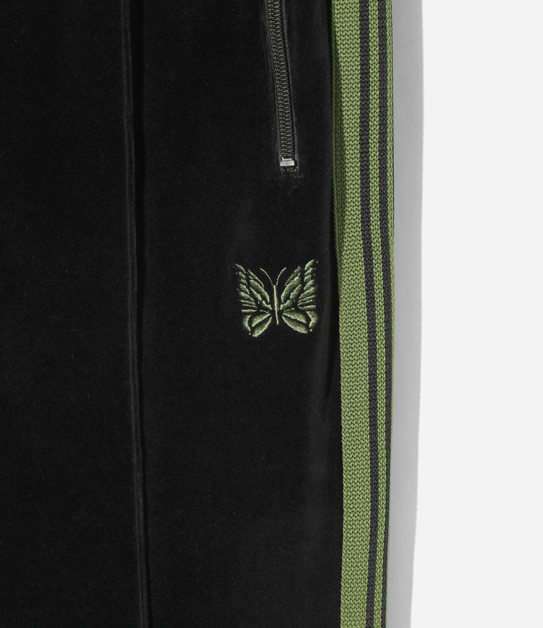 Narrow Track Pant ?C?Black Velour Adaptable Style LightweightDesign