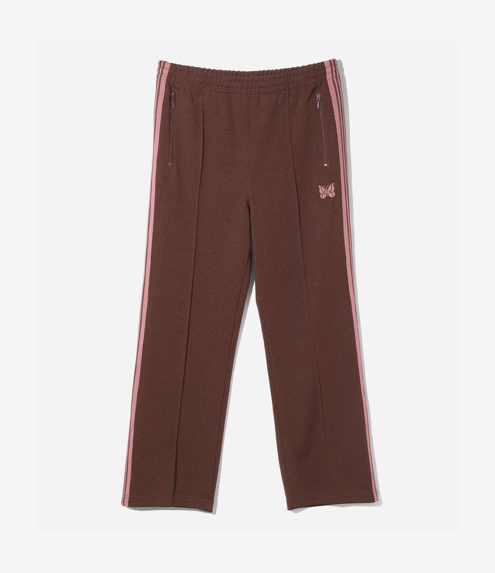 Track Pant ?C Brown Smooth Polyester Weekend Style Convertible legs