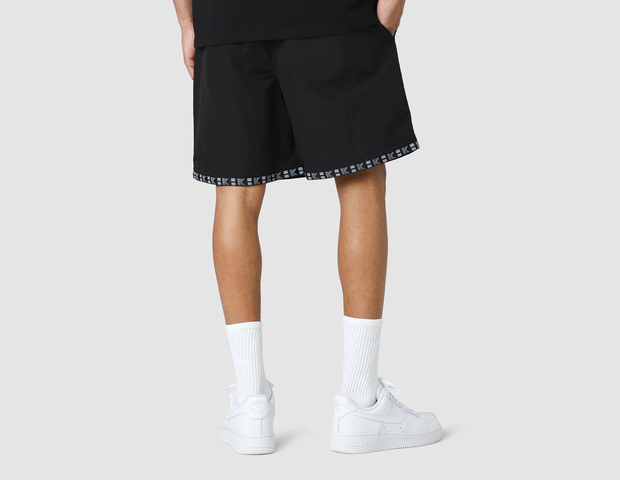 Casual Days Perfect Fit HUF Peak Tech Shorts / Black