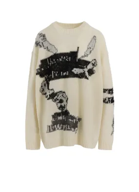 REVERSIBLE INTARSIA W JQ PULLOVER Work Comfort WideRibbed Texture