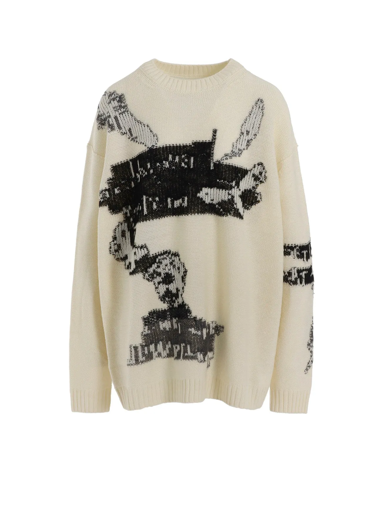 REVERSIBLE INTARSIA W JQ PULLOVER Work Comfort WideRibbed Texture