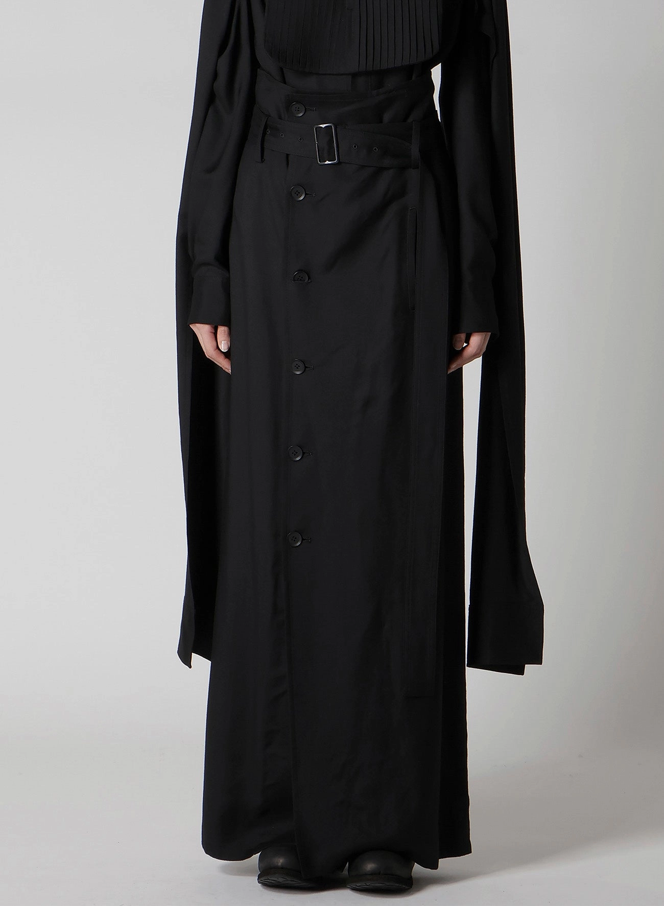 Calm Touch VISCOSE TWILL HIGH WAIST SKIRT