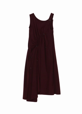 Floral Pattern CREPE DE CHINE SLEEVELESS DRESS