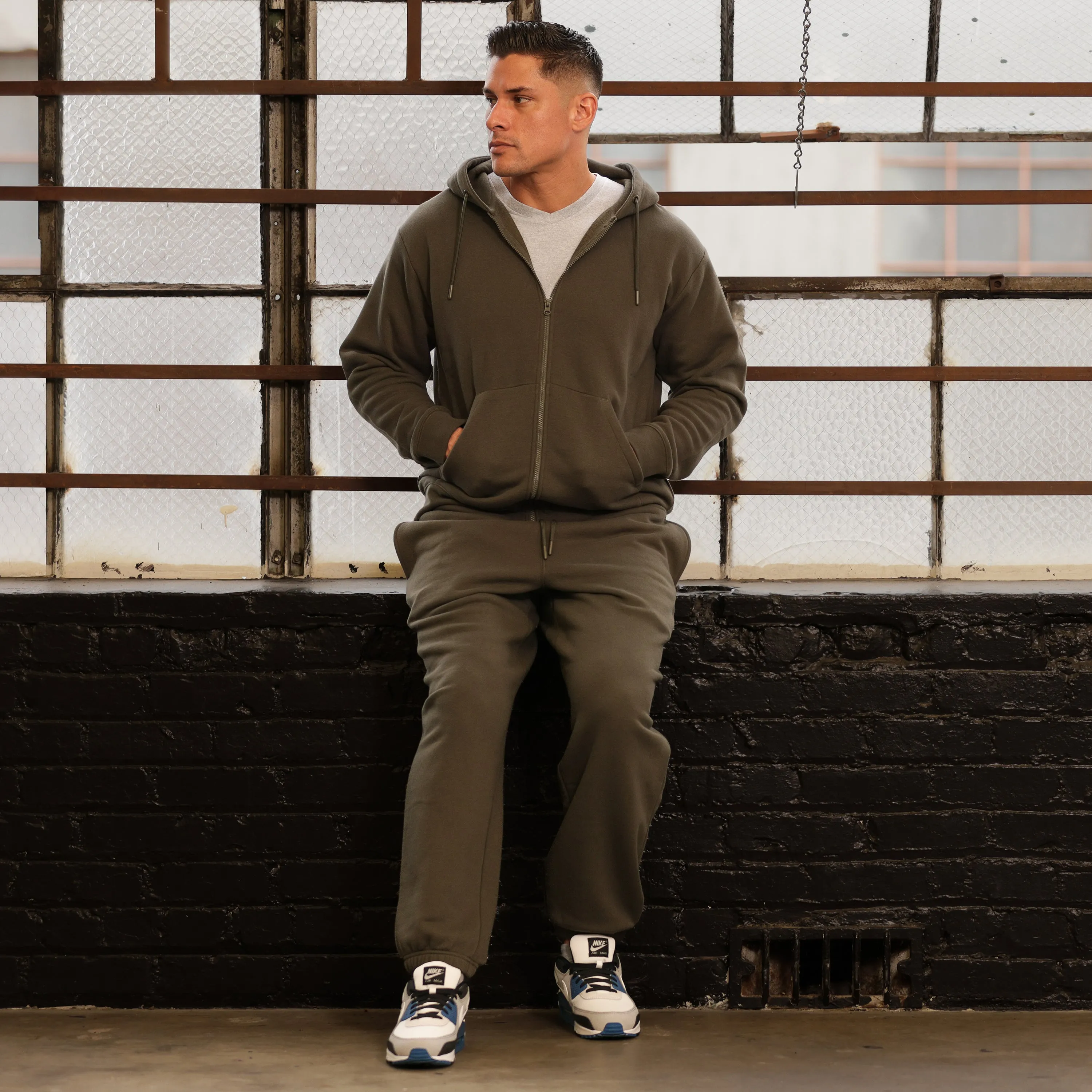 Coyote like School Days Classic Fleece FZ Hoody - Mens